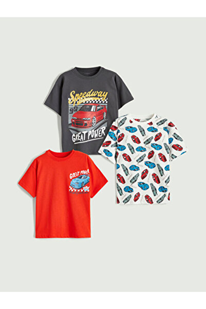 LC Waikiki Zero Roba Yaka Boy tricou 3'lü de la UZG STORE pentru stilisti