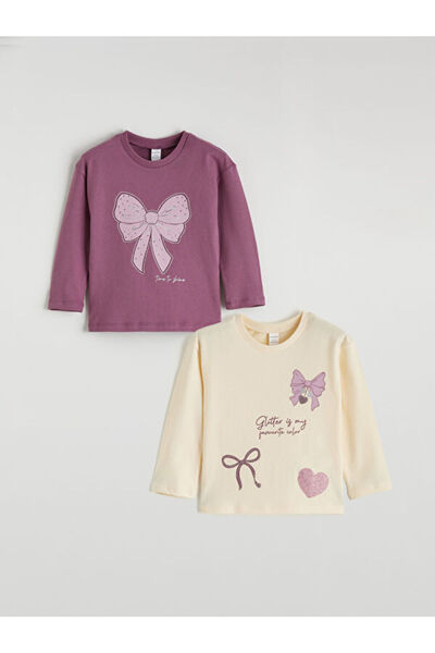 LC Waikiki Λαμπερές επιλογές από το Shining Store Μακρυμάνικο μπλουζάκι για κ...