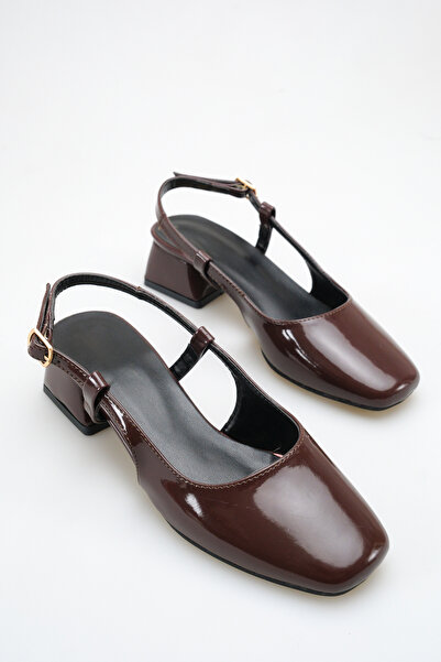 ich1one Pantofi de damă Cenova din piele lăcuită cu toc – Toc de 5 cm, pentru...