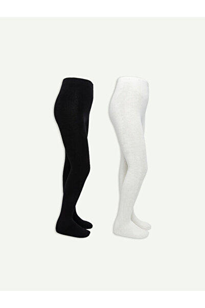 LC Waikiki Unique Products from Freezen Store I Classic Girls' Pantyhose 2-Pack