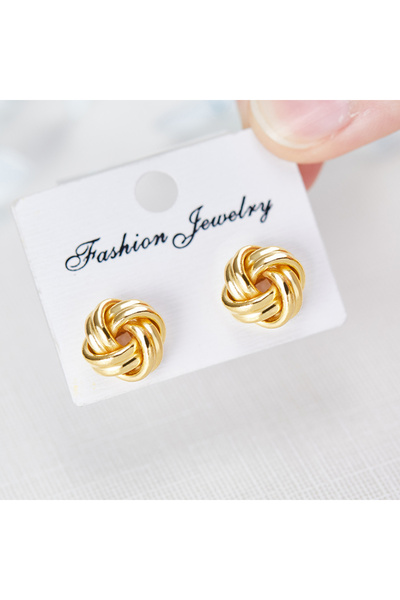 Happy Vibes Horsehair Knot Earrings - Stylish and Modern