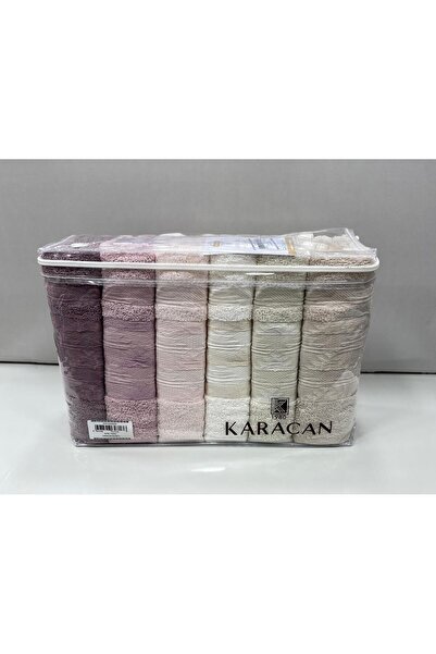 Karacan 100% Cotton 50X85 cm 6-Piece Towel Set