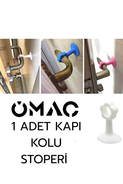 OMAC Renkli Vantuzlu Geçmeli Kapı Kolu Stoper | Çarpma Önleyici Pratik Çözüm ...