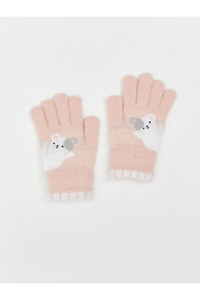 LC Waikiki Sparkling Choices Mănuși pentru fete cu broderie animală de la Shi...