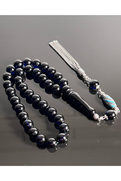 Erbab i Kehribar سبحة كهرمان الكاريبي المعتمدة - تصميم شرابة فضية