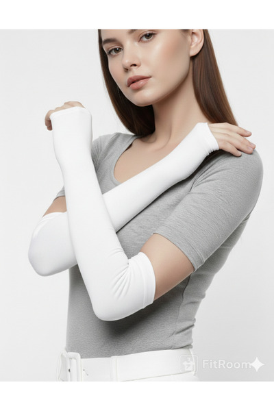 RİEMA Degetul alb, protecție solară detaliată, mănușă pentru volei cu acoperi...