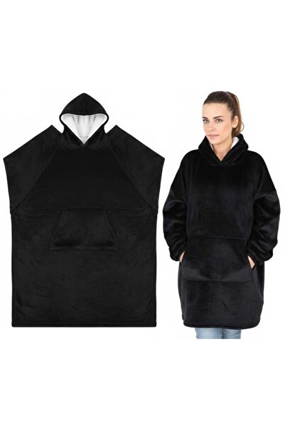 VİBE XXL Blanket Hoodie with Hood and Pouch Pocket - Soft and Warm - One Size...