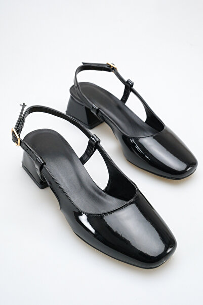 ich1one Pantofi de damă Cenova din piele lăcuită cu toc – Toc de 5 cm, pentru...