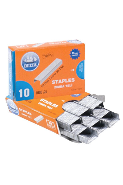 Mçb Group 1000ADET Zımba Teli 4x9mm Çelik Zımba Teli Küçük Boy No:10 Beyaz