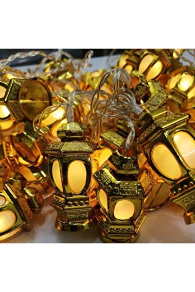 LE Small Golden Lantern String Lights - Ramadan Decoration