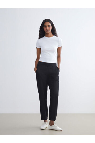 LC Waikiki Γυναικεία φούτερ παντελόνια Jogger με κορδόνι στη μέση από το Shin...