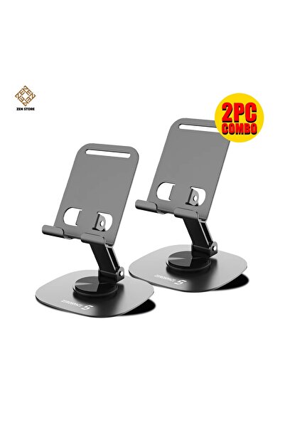 Generic حامل جوال وجهاز لوحي قابل للتعديل مكون من قطعتين - ZH-975
