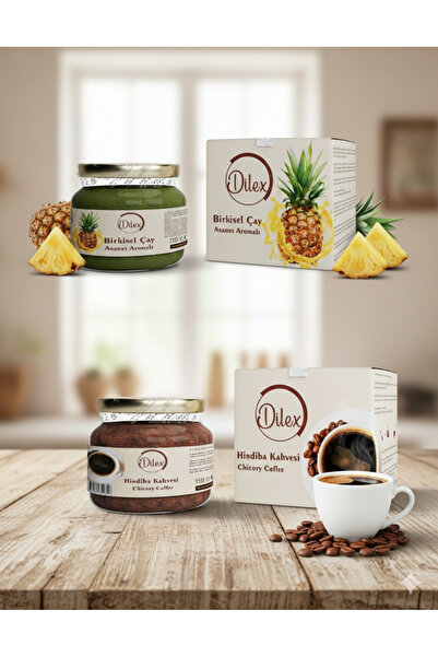 DİLEX Chicory Coffee+Pineapple Flavored Herbal Tea
