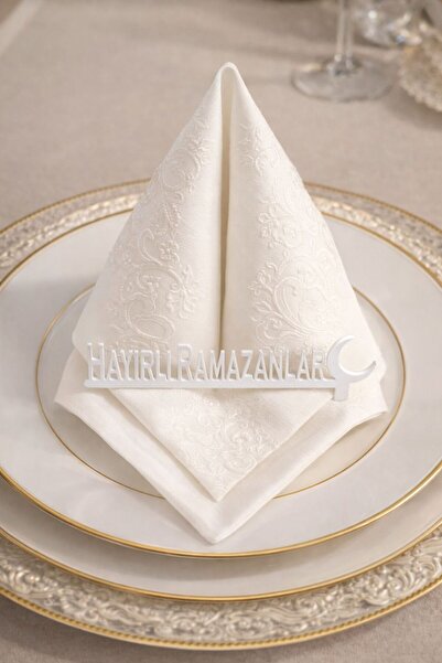 volessia 6'lı Peçete Tutacağı, Hayırlı Ramazanlar Temalı Peçetelik. Hoşgeldin...