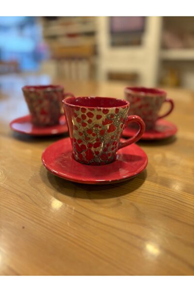 Macik Art Studio DESENLİ SERAMİK KUPA