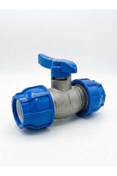 GenelTedarik Kaplin Küresel Vana 20x20 | Sızdırmaz Su ve Sulama Vanası