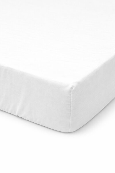 Lia's Boutique Cearceaf patut bebe cu elastic, bumbac , model uni, 60 x 120 cm