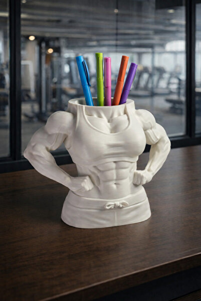 Eyiser Store Women's Fitness-Themed Decorative Desktop Pen Holder – Gift Offi...