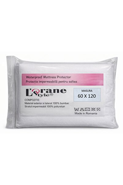 Lorane Style Protectie completa saltea – Husa 100% bumbac impermeabila, antia...