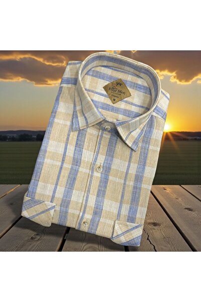 ALMİNA Double Pocketed 100% Cotton Dad Shirt with Flap