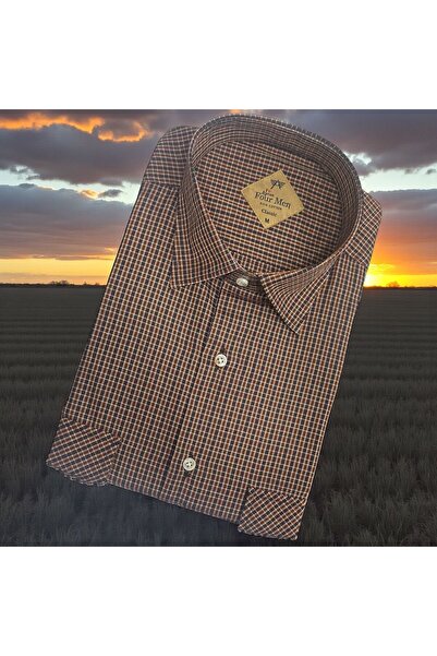 ALMİNA Double Pocketed 100% Cotton Dad Shirt with Flap