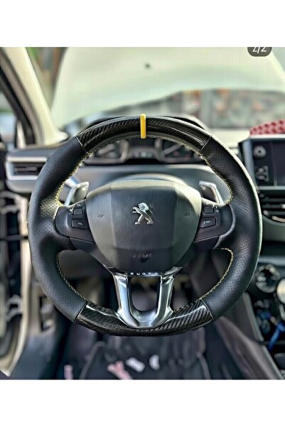 detaydireksiyon Direksiyon Kılıfı Peugeot 208 2012 Allure Uyumlu Parlak Krist...