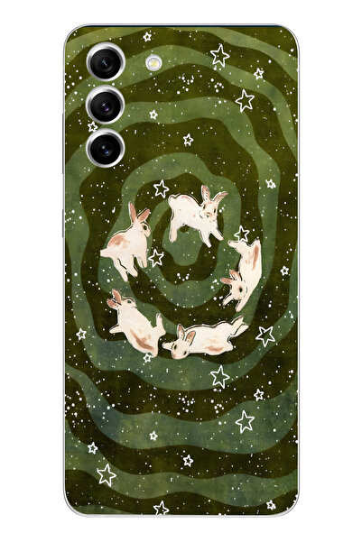 moonset Samsung Galaxy S22 Uyumlu Baskılı Yumuşak Silikon Şeffaf Telefon Kılıfı