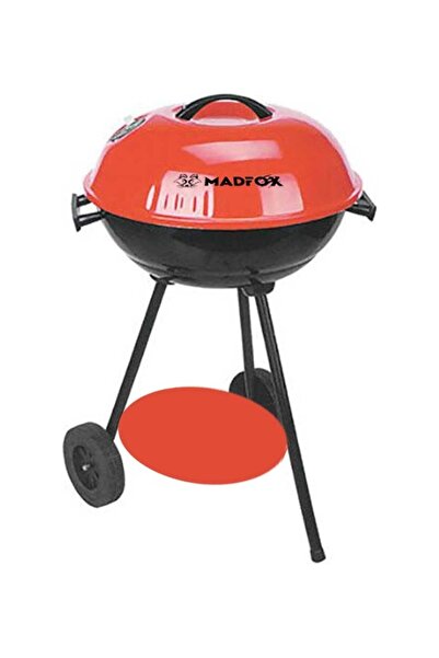 Genel Markalar Taşınabilir Kömür Barbekü Mangal - Madfox Cook - Kırmızı/Siyah...