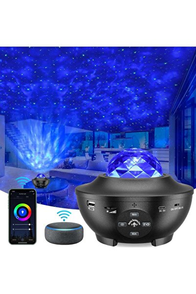 Generic جهاز عرض ضوئي LED على شكل نجوم، أضواء ليلية مرصعة بالنجوم من بايتيون،...