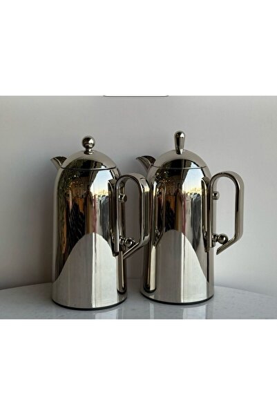 Rwafd Rema Najd 1 Liter Nickel Thermos Set