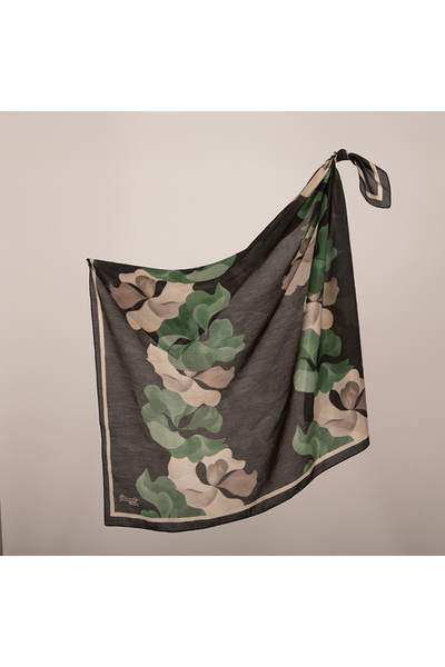 PİRAMİT Coolness Viscon Eşarp | Floral Akış