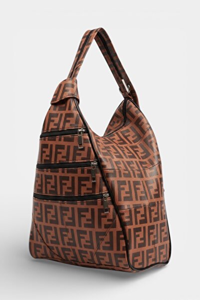 Lederax Genuine Leather Multi-Compartment Backpack and Shoulder Bag LD52