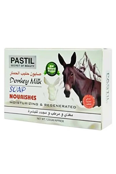 PASTIL Donkey Milk Natural Soap, Moisturizing and Nourishing Beauty Bar, 125g