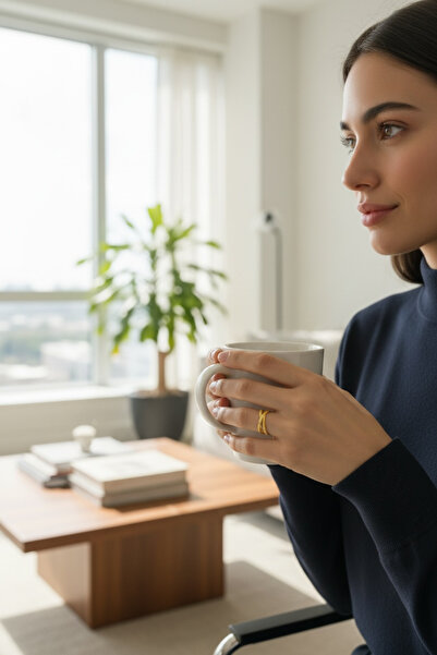 Hakan Güler Kuyumculuk 22 Ayar Altın İki Sıra Çapraz Ajda Model Yüzük