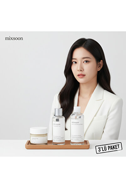 mixsoon Bean Cream-Galactomyces Toner-Galactomyces Ferment Essence