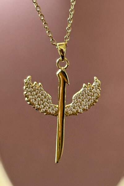 Trendy Butik Steel Angel Necklace