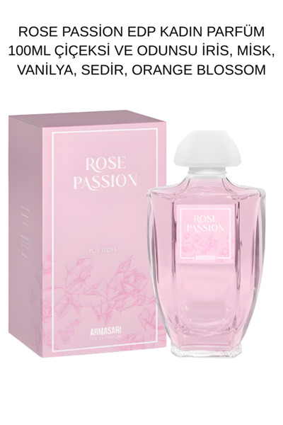 pınaxar Passion Kadın Parfüm EDP 100 ml Kalıcı Çiçeksi Odunsu Vanilya Misk Koku
