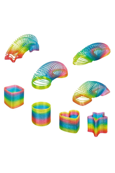 Eco Lounge S00001161 Rainbow Colored Stress Spring - 1 Piece in Stock Will Be...