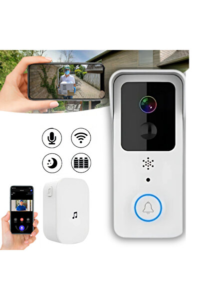 OEM Smart HD video doorbell with IR night vision, two-way audio, motion detec...