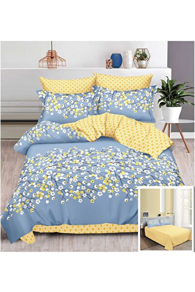 OEM Lenjerie de pat,bumbac finet 6 piese cearceaf pilota 200x230 cearceaf pat...