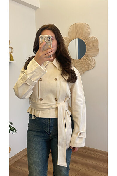 Nihanello Butik Mevsimlik trenç model ceket