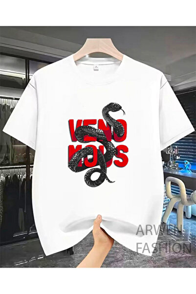 LELVANİ Veno Nous Yilan Printed Tshirt