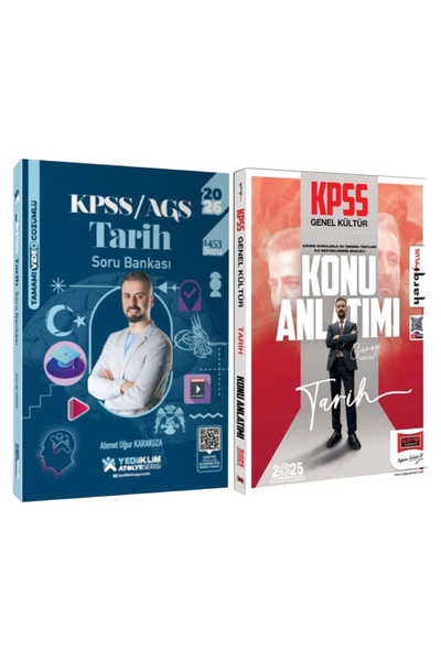 Yediiklim Yayınları 2026 KPSS Tarih Ahmet Uğur Karakuza Soru Bankası+ Günay G...