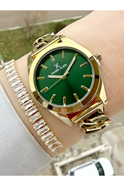 Daniel Klein Zincir Kordonlu Su Geçirmez Kadın Kol Saati Ve Bileklik
