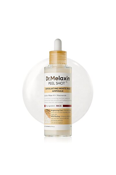Dr.Melaxin أمبولة تقشير الأرز الأبيض Peel Shot Glow سعة 80 مل