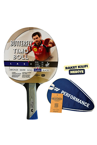 BUTTERFLY Timo Boll Platin Masa Tenisi Raketi ITTF Onaylı - Raket Kılıflı