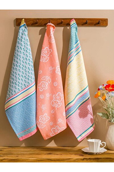 LC Waikiki Mixed Printed Tea Towels 3-Pack 40X50 cm (S6)