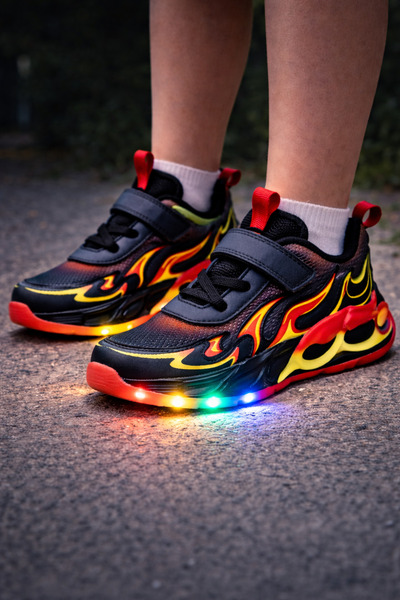 pepino Pati̇k Men's Sports Shoes Black-Red