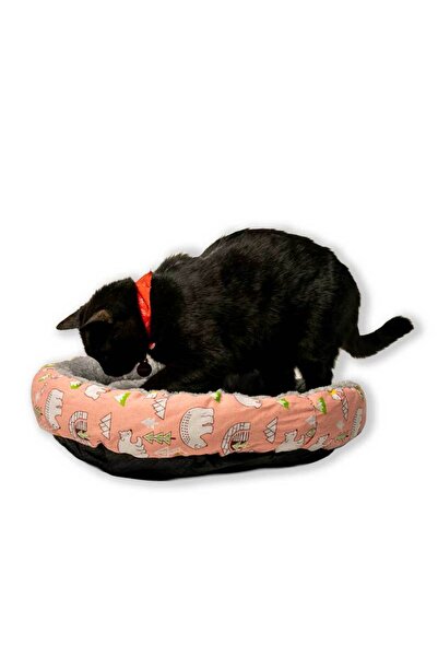 PisiMall Culcuș Vesel pentru animale de companie, cu ursuleti, 50 cm