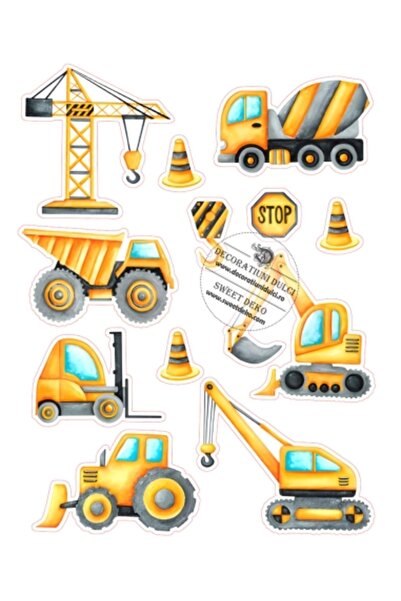Decoratiuni Dulci Construction equipment | cake decoration images - Cut out
